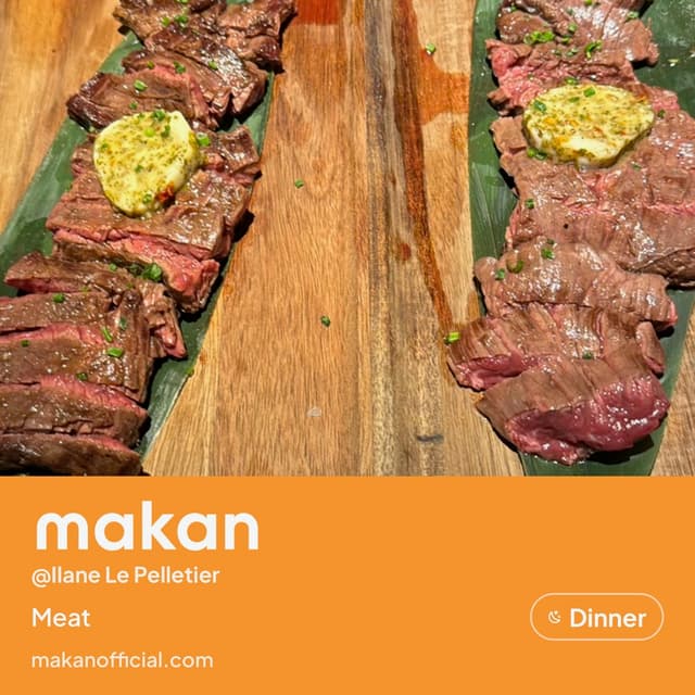 Grilled meat platter on Makan