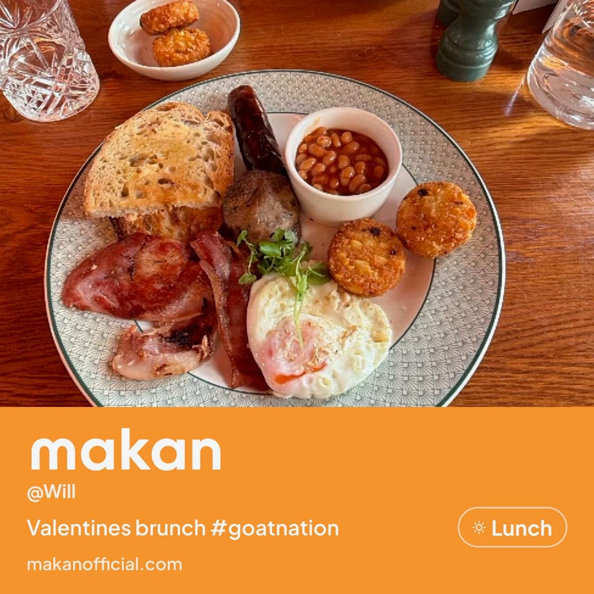 Valentines brunch platter