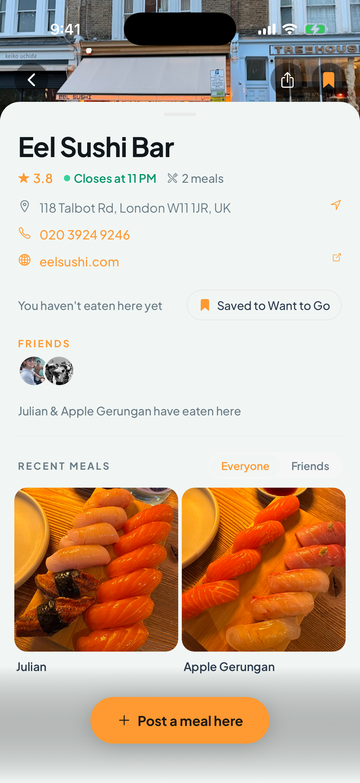 Makan — The map