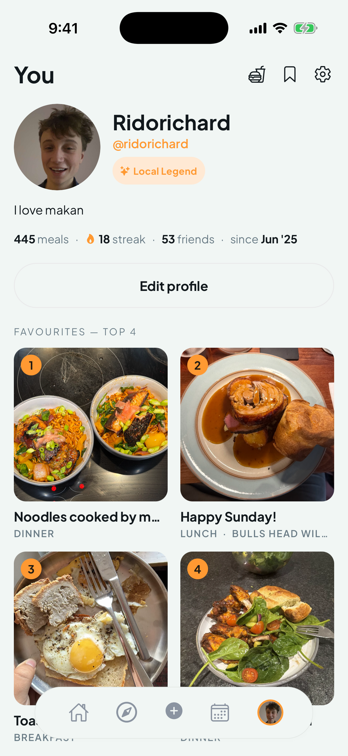 Makan — Your ranking